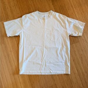 MATE the Label Short Sleeve Pocket T-Shirt, Ecru